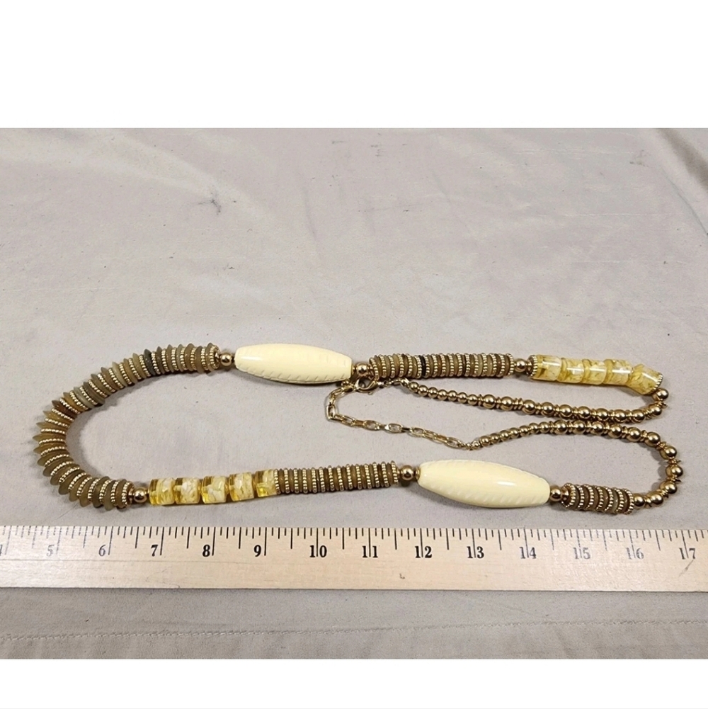 Vintage Cinco's Vomit Bead Necklace 20in Used Great Shape